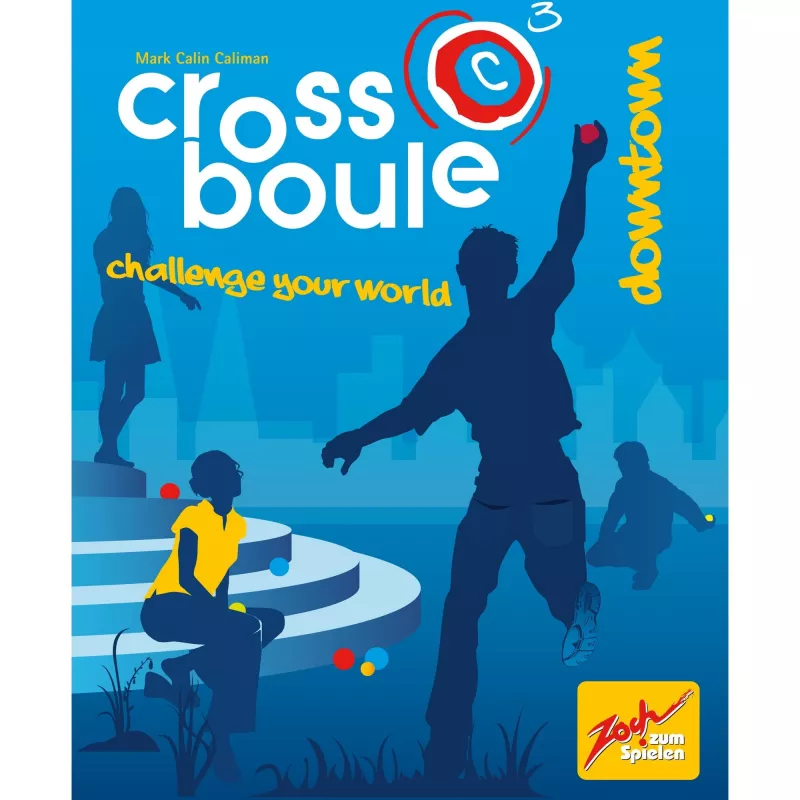 Crossboule Set Downtown, Jogo de Destreza Azul/Vermelho