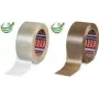 Fita de embalagem Tesa PET com adesivo de borracha 132 m x 50 mm, castanho