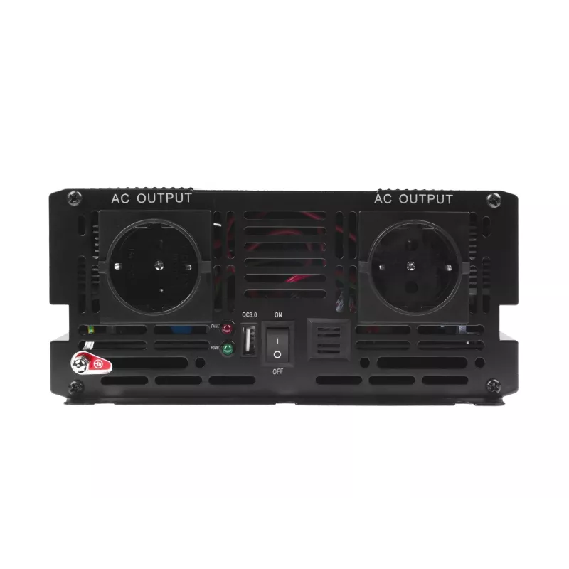 Conversor de tensão Green Cell INV20, 24 V DC para 230 V AC, 4000 W, 50 Hz, entrada 40 A, para interiores, preto