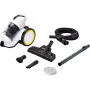 Aspirador cilíndrico Karcher VC 3 — aspirador a seco para casa, 700 W, 0,9 L sem saco, HEPA 13, tubo telescópico, mangueira de 1,5 m