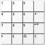 Siedle COM 611-02 W - teclado - branco - Siedle - 140 mA - 99 mm - 27 mm (200036516-00)