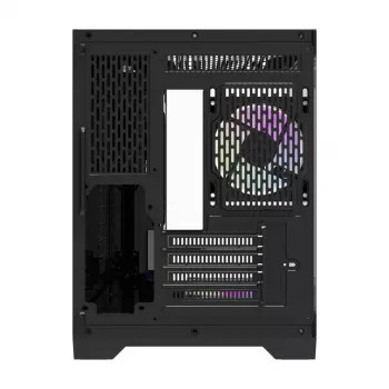 Darflash FT418 caixa de computador + 6 ventoinhas aRGB (preto)