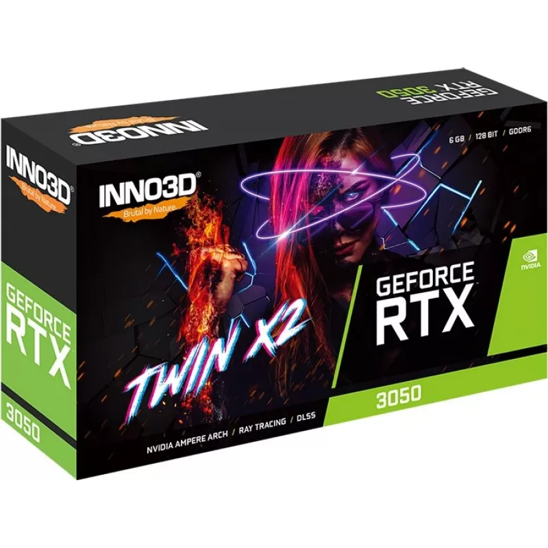 Placa gráfica Inno3D GeForce RTX 3050 6 GB GDDR6