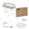 Banheira de bebé neno LUCY STAND dobrável com estrutura, retangular, 1 prateleira, carga máx. 30 kg, branco