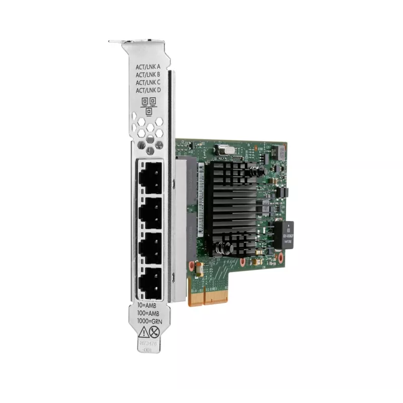 Adaptador Ethernet HPE I350-T4 4 portas BASE-T 1Gb
