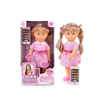 Boneca Artyk Natalia que anda com smartphone 41 cm – boneca que anda Artyk 41 cm com acessórios