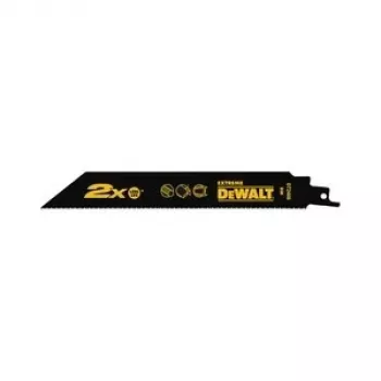 Lâmina de serra de vaivém/serra de recortes/serra sabre DeWALT DT2408L-QZ Lâmina de serra de vaivém Aço de alto carbono (HCS) 5 unid.