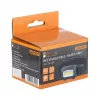 Lanterna Libox LB0107 preta com faixa LED
