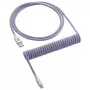 CableMod Classic Coiled CM-CKCA-CW-PW150PW-R cabo espiral para teclado, USB-C para USB-A, 150 cm, Rum Raisin