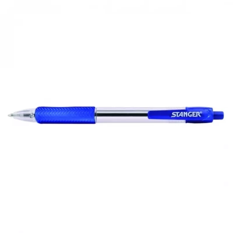 STANGER esferográfica 1.0 Softgrip retrátil, azul, 1 unid. 18000300038