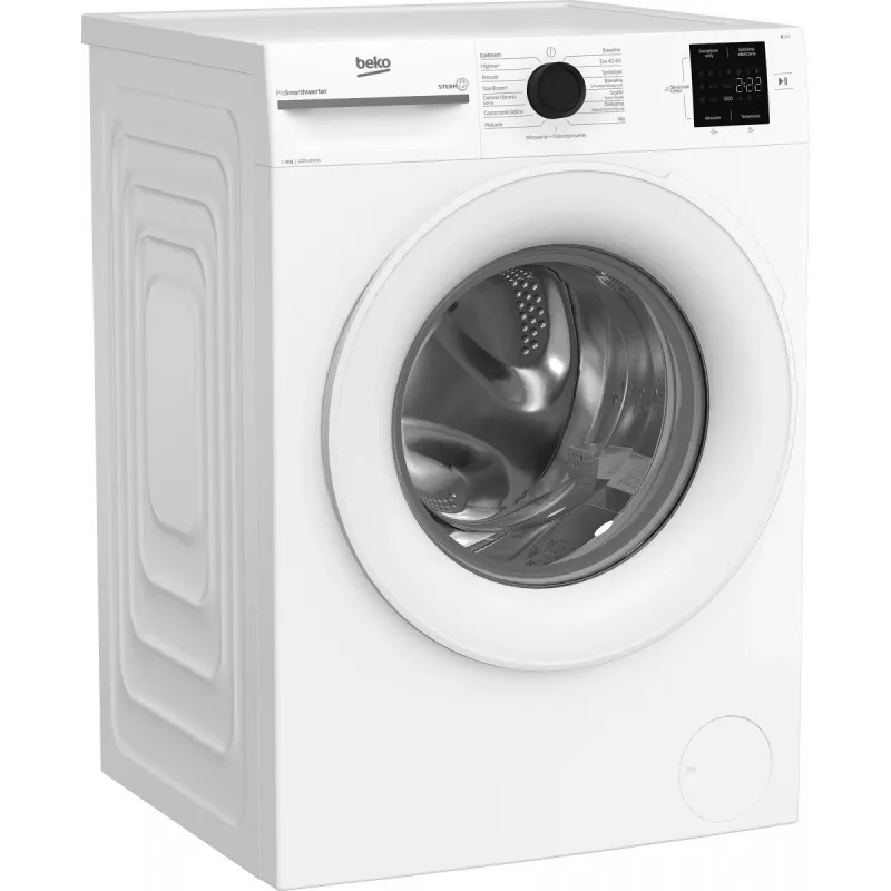 Máquina de lavar roupa BEKO BM1WFU38225WW b100 8 kg 1200 rpm AquaWave branca