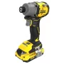 Stanley SFMCF830D2K-QW aparafusadora de impacto sem escovas, 2×2,0 Ah, 3200 rpm, preto/amarelo