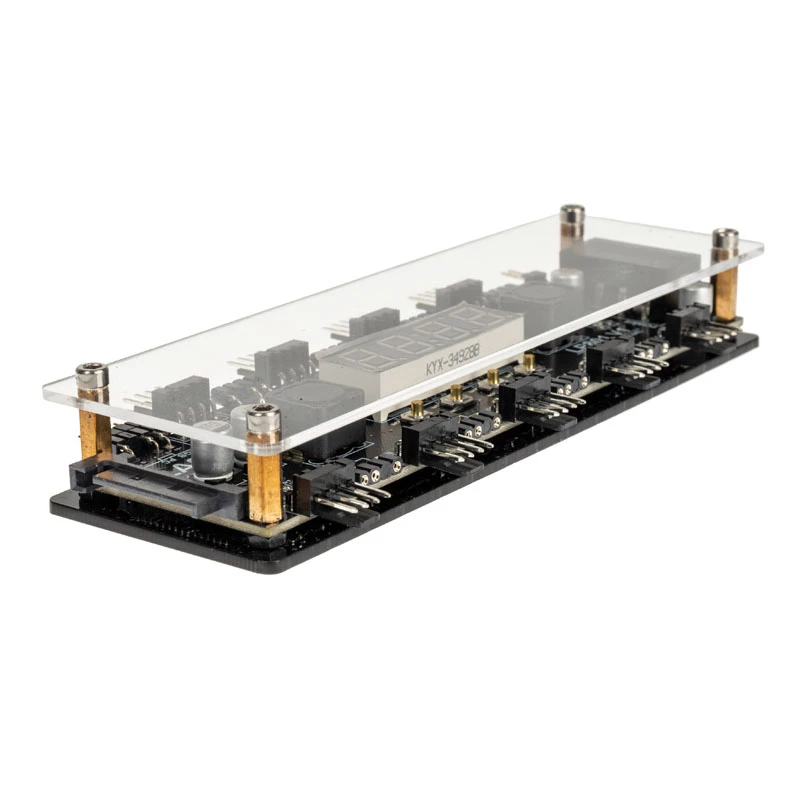 Controlador de ventoinhas Lamptron LP801 com ecrã