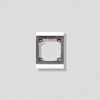 Siedle MR 611-1/1-0 W - Aro - Branco - Siedle - Zinco - 99,5 mm - 27 mm (200015589-00)