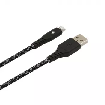 Cabo de dados USB para Lightning Tellur TLL155481 2,4 A 1 m nylon preto
