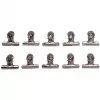 MAUL mola em metal, cor: níquel, largura: 50 mm capacidade de aperto: 20 mm, embalagem de autosserviço (21750-96)
