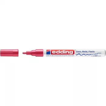 Marcador Edding 751 vermelho