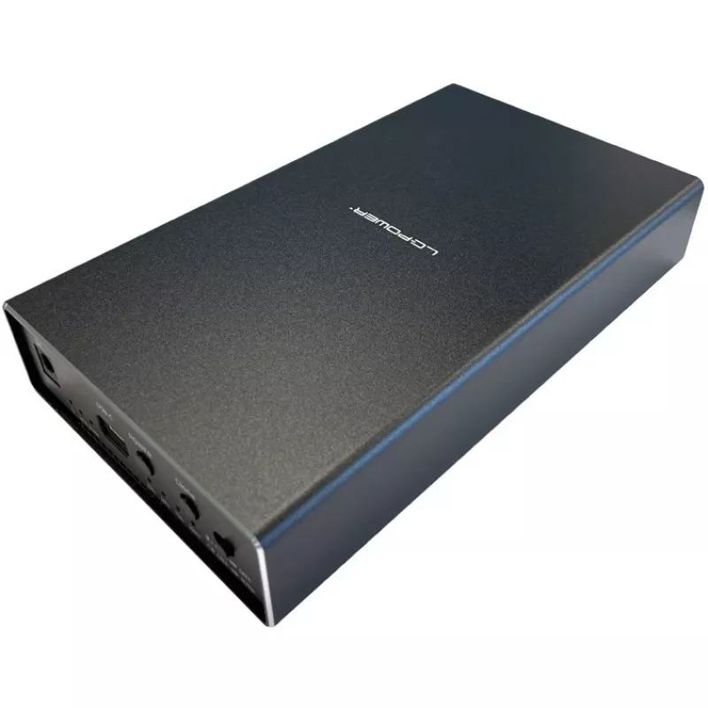 Caixa para HDD/SSD LC-Power LC-DOCK-C-35-M2 3,5 polegadas USB Type-C 10 Gbit/s