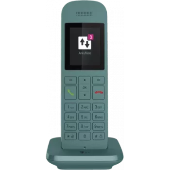 Telefone sem fios Telekom Speedphone 12 azul-petróleo — telefone sem fios DECT com longa autonomia de bateria