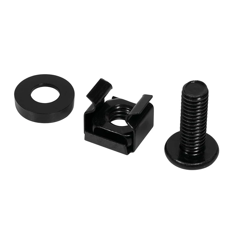 Conjunto de parafusos LOGILINK AC116 — 50 parafusos pretos para acessórios de rack