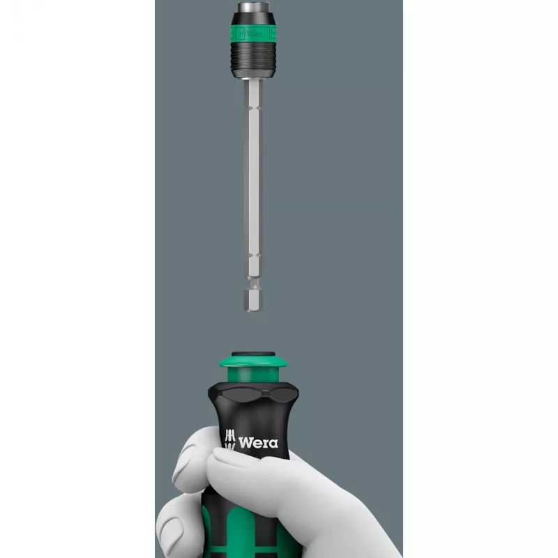 Wera Kraftform Kompakt 25 conjunto de chave de fendas com pontas, 7 pcs., preto/verde