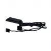 Lian Li UNI FAN SL Wireless LCD 120 12RSLLCD1W1B Reverse Blade ventoinha de caixa, 120 mm, ARGB, PWM, preta