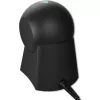 Qoltec 50857 leitor de códigos de barras de secretária com fio, 1D/2D, QR, USB, cabo de 1,75 m