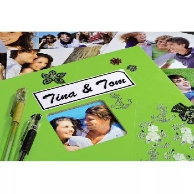 Álbum de fotografias Hama Fine Art verde 50 folhas 100 x 150
