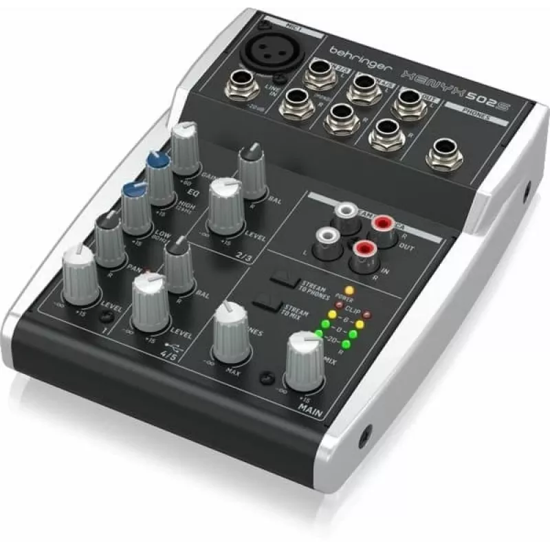 Misturador de áudio analógico Behringer XENYX 502S