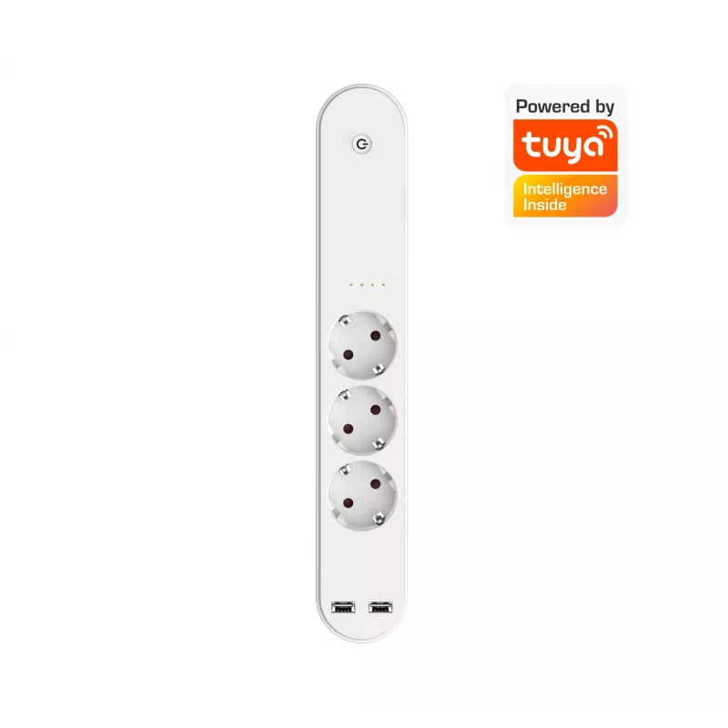 Régua de tomadas inteligente Denver SHP-310U 3 tomadas AC tipo F 3680 W