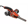 Lixadora de cinta Black & Decker KA902EK — 400 W, velocidade ajustável, prato de lixar 451×13 mm, 230 V, cabo 3 m, com bolsa de transporte