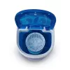 Adler AD 8051 máquina de lavar roupa de carga superior 3 kg com centrifugação, semiautomática, largura 38 cm, profundidade 37 cm, branco/azul