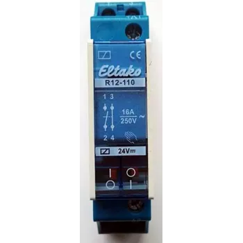 Eltako R12-110-24V DC relé de comutação 1S+1 NC 16A 22110055