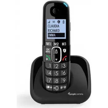 amplicomms BigTel 1500 Telefone DECT Identificação de chamadas Preto (ATL1423327)