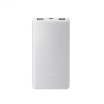 Powerbank Xiaomi BHR9350GL 10000 mAh Li‑Ion, Quick Charge 3+, USB‑A + USB‑C, saída 3 A, branco