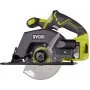 Serra circular Ryobi R18CSP-0 18 V cinzento, verde