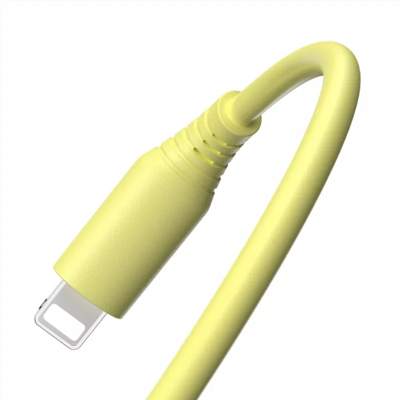 Cabo USB para Lightning Tellur T-MLX46884 3A 1m amarelo