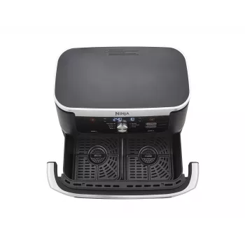 Fritadeira de ar quente dupla de 10,4 L Ninja AF500EU, autónoma, 2470 W, preto, aço inoxidável
