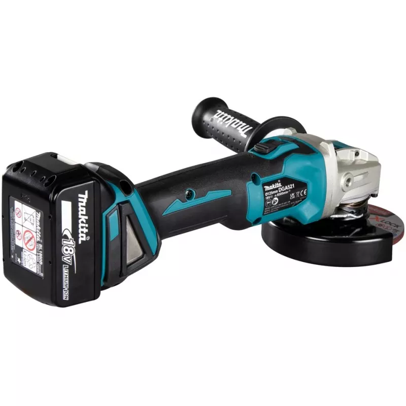 Rebarbadora angular sem fios X-LOCK DGA521ZX1, 18Volt (azul/preto, sem bateria e carregador)