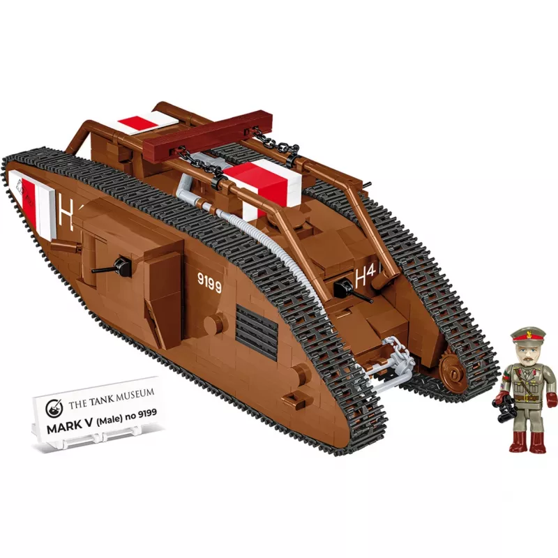 Conjunto de construção Cobi Building Blocks Mark V Male NO 9199 — 844 peças