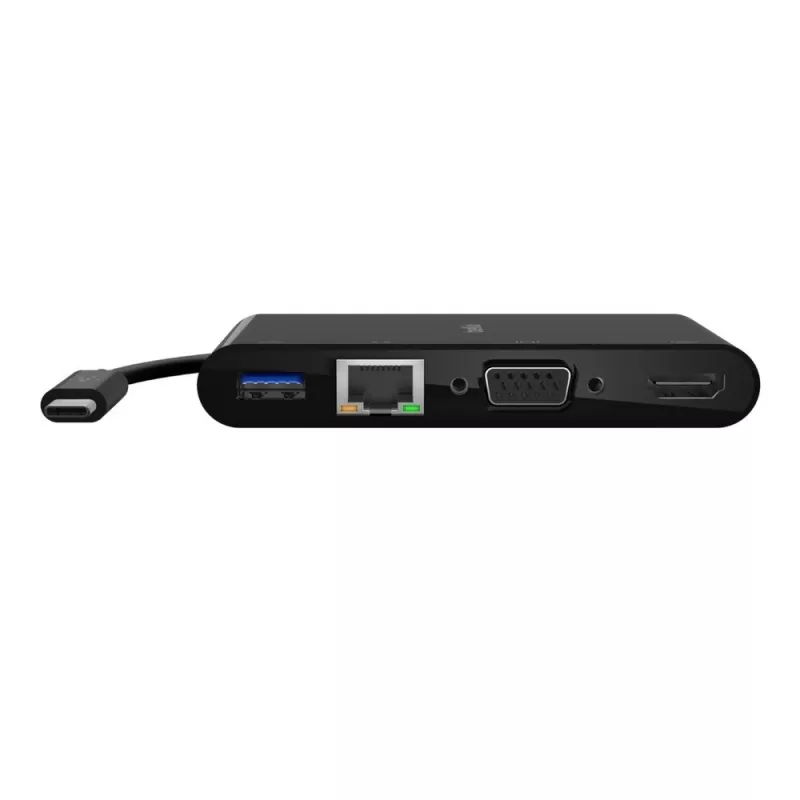 Hub de interface Belkin AVC005BTBK USB 3.2 Gen 1 (3.1 Gen 1) Type-C preto
