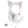 Headset Razer Kraken Kitty V2 Wired USB Type-A Branco — Circum-aural, arco de cabeça, 20–20000 Hz, cabo de 2 m