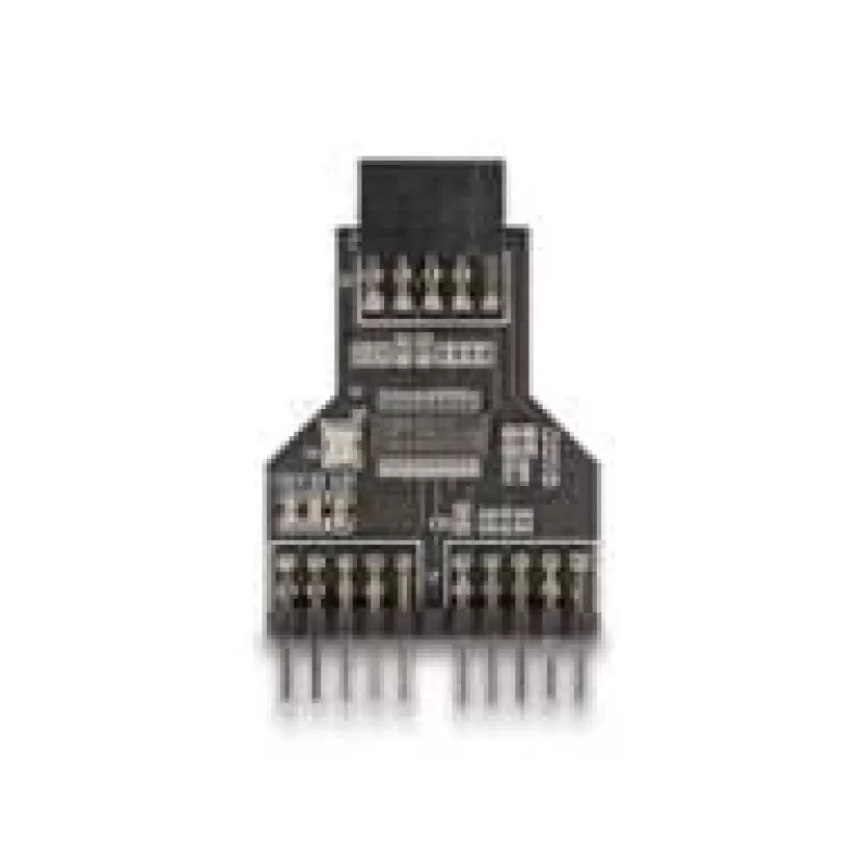 Adaptador de cabo DeLOCK 60045 9 pinos USB 2.0 2 x pin header de 9 pinos preto
