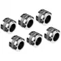 Conector Alphacool Eiszapfen Pro 16mm para tubo rígido G1/4, pack de 6 - cromado