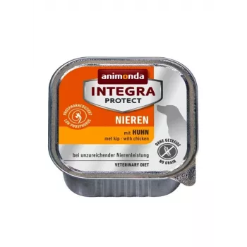 Comida húmida para cães animonda Integra Protect Rins com Frango 150 g — para cães adultos, apoio renal, sem cereais e sem glúten