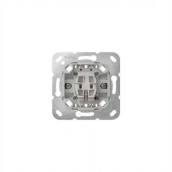 Interruptor de botão (impulso) Gira 315000 com contacto de fecho e módulo de condutor N