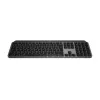 Teclado Logitech MX Keys S para Mac de escritório RF Wireless + Bluetooth QWERTZ alemão alumínio branco