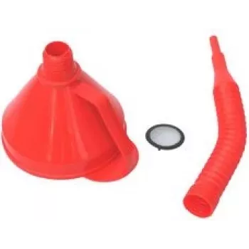 Funil IWH 003044 com tubo flexível e bica de dois níveis