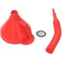 Funil IWH 003044 com tubo flexível e bica de dois níveis