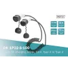 Cabo de carregamento EV em espiral Digitus 10 m Type 2 para Type 2 32 A 240 V